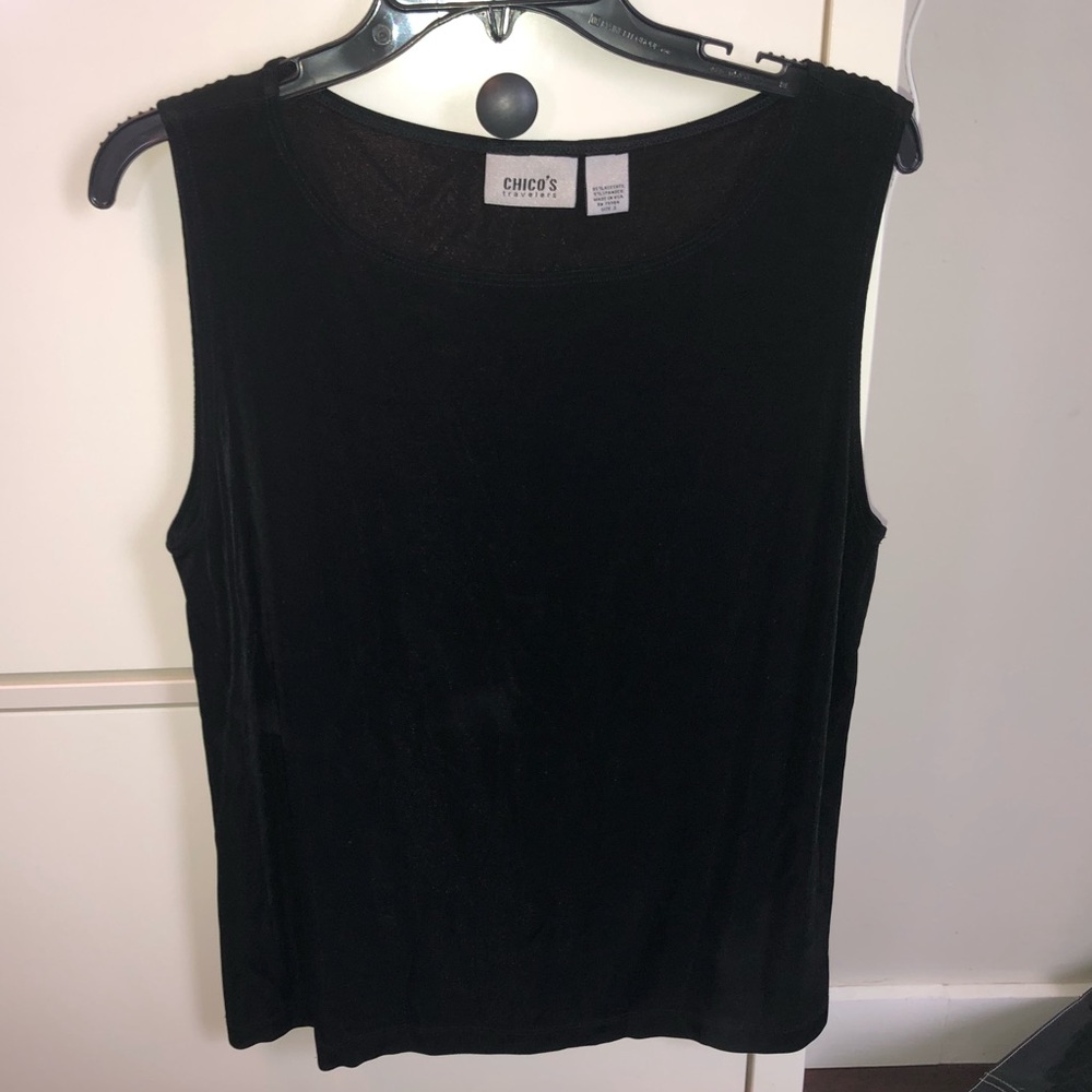 Chico’s travelers blank tank wrinkle-free